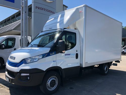 Iveco 3,5t Kastenaufbau mit Hebebühne